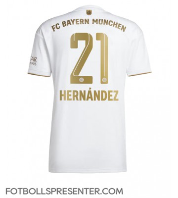 Bayern Munich Lucas Hernandez #21 Borta Matchtröja 2022-23 Kortärmad